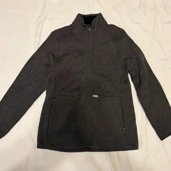 Figs grey sweater jacket - Picture 1 of 8